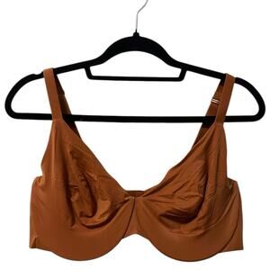 SKIMS Kim Kardashian Smoothing Intimate Unlined Full Coverage Bra Bronze 42C